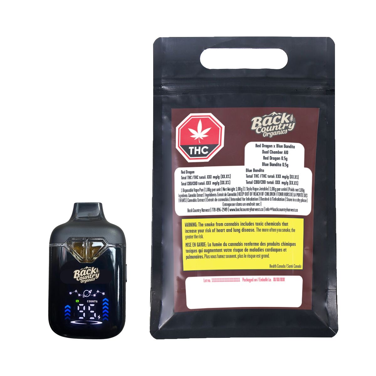 Red Dragon × Watermelon Zkittlez product packaging