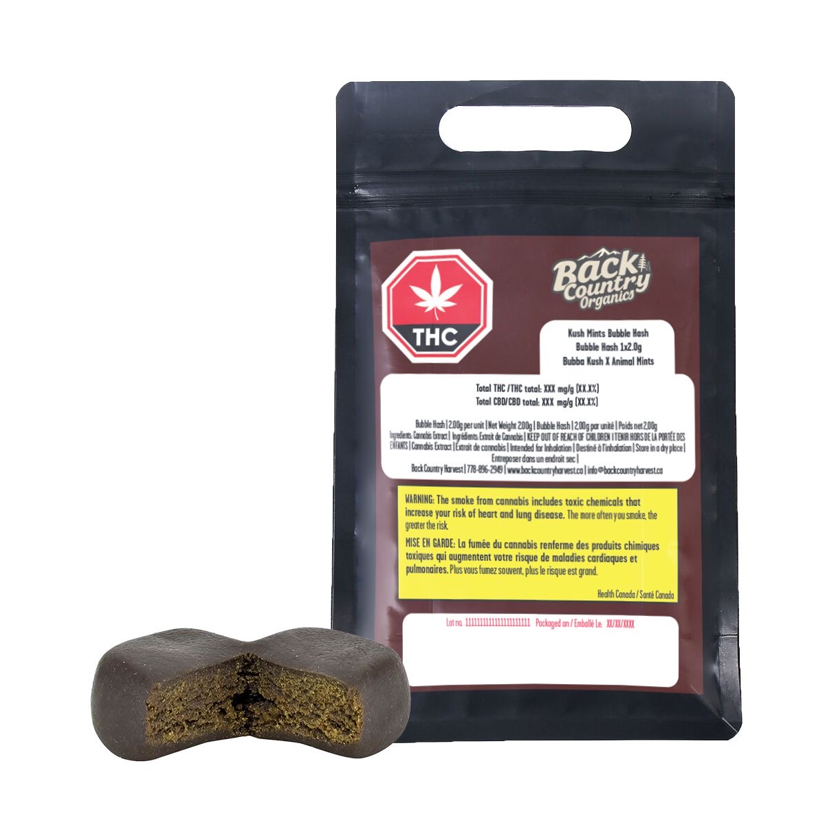 Kush Mints product packaging