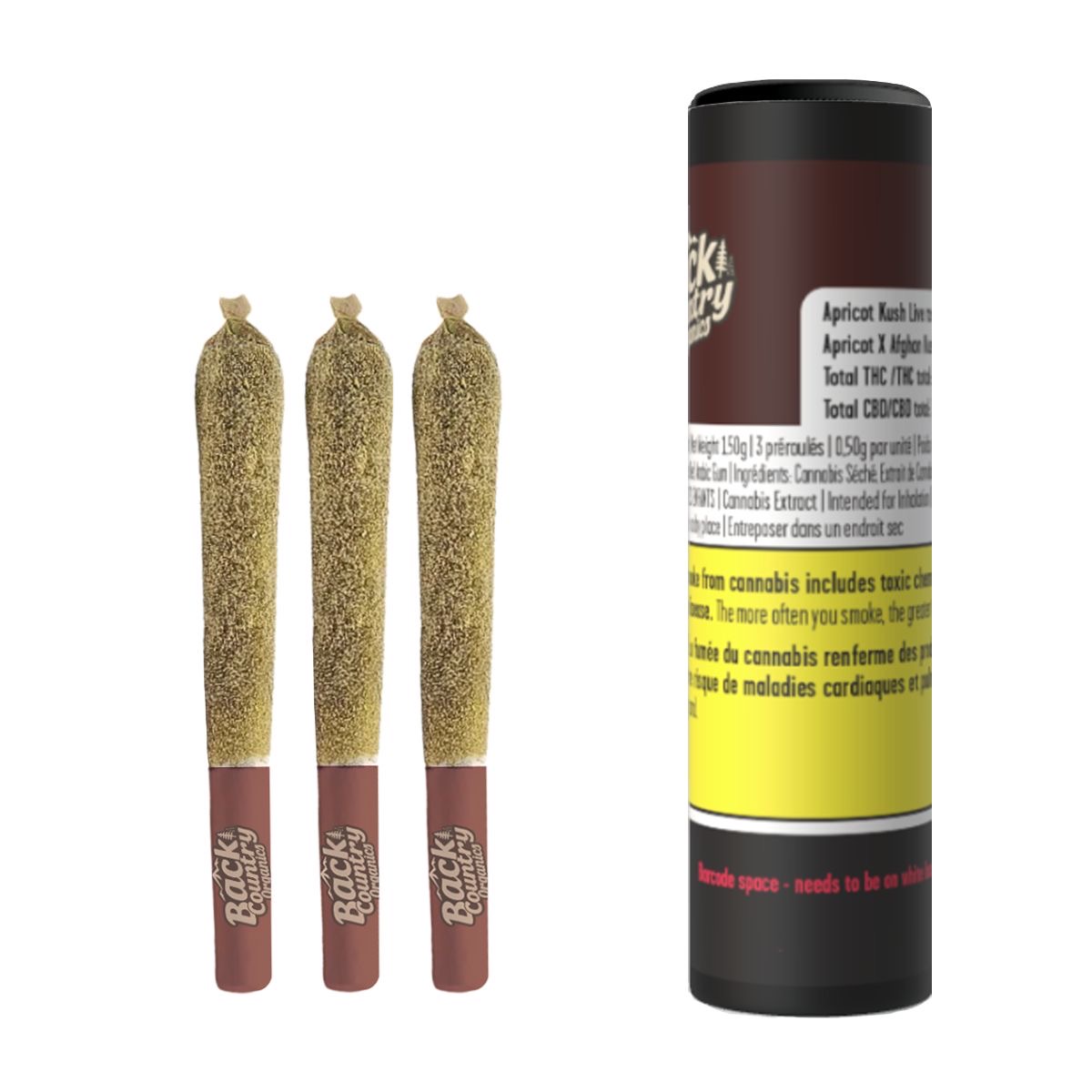 Apricot Kush product packaging